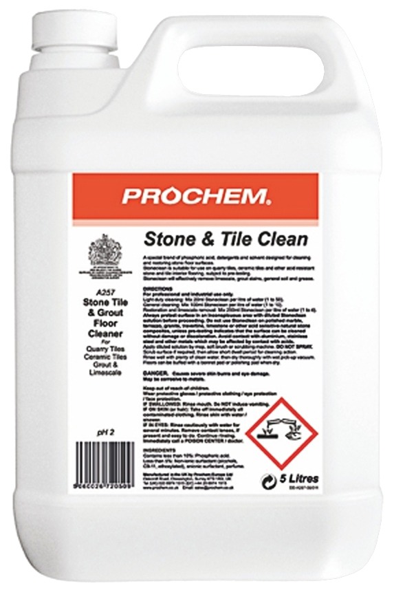 PROCHEM | STONE AND TILE CLEAN X 5 LTR | A257-05