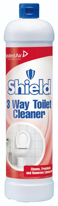 DIVERSEY | SHIELD 3 WAY TOILET CLEANER X 1 LTR | 37063