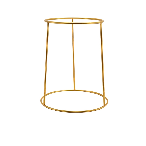 GENWARE | GOLD ANTI-SLIP ROUND BUFFET RISER 30CM | RSR-RGD30