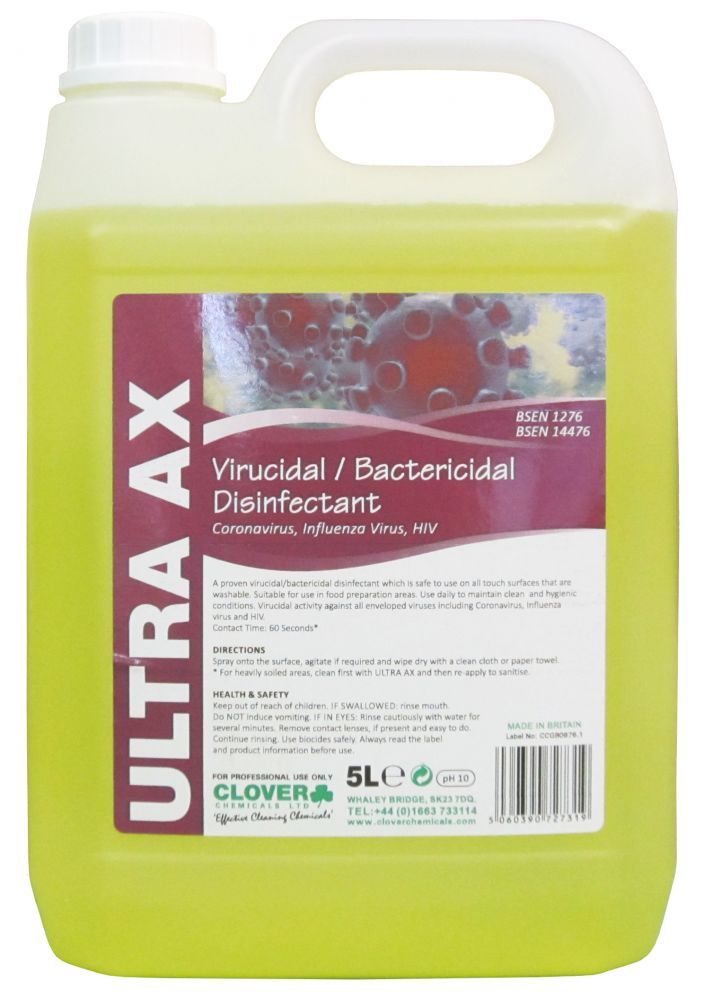 CLOVER (CHRISTEYNS) | ULTRA AX DISINFECTANT X 5LTR | 259