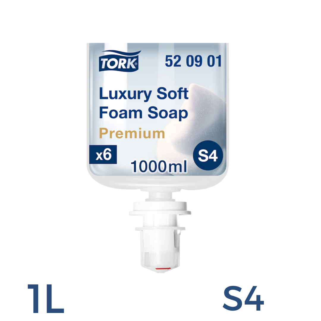 TORK | LUXURY FOAM HAND SOAP 6 X 1 LTR | 520901 | 520901