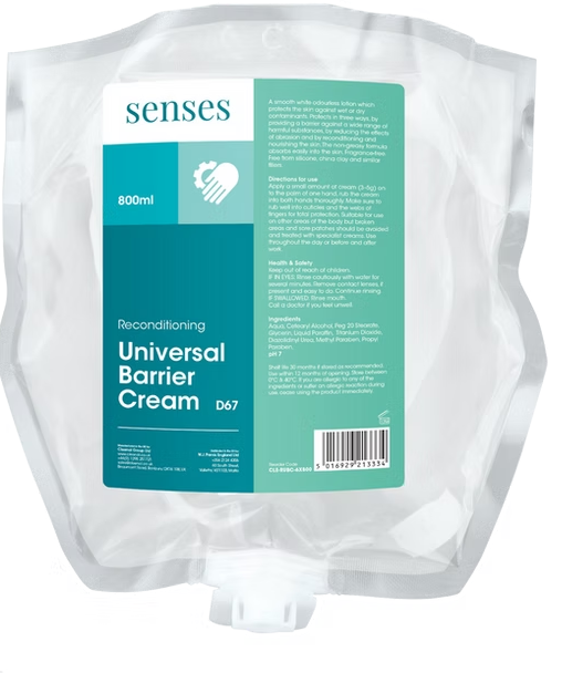 CLEENOL | SENSES 800ML SOAP DISPENSER | 137800/CREAM