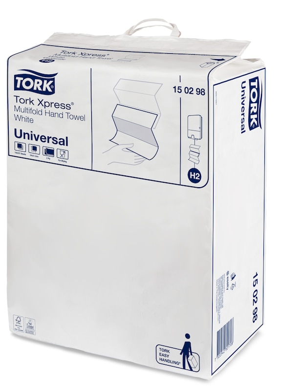 TORK&#x20;&#x7C;&#x20;H2&#x20;XPRESS&#x20;MULTIFOLD&#x20;HAND&#x20;TOWEL&#x20;WHITE&#x20;X&#x20;4266&#x20;&#x7C;&#x20;150298
