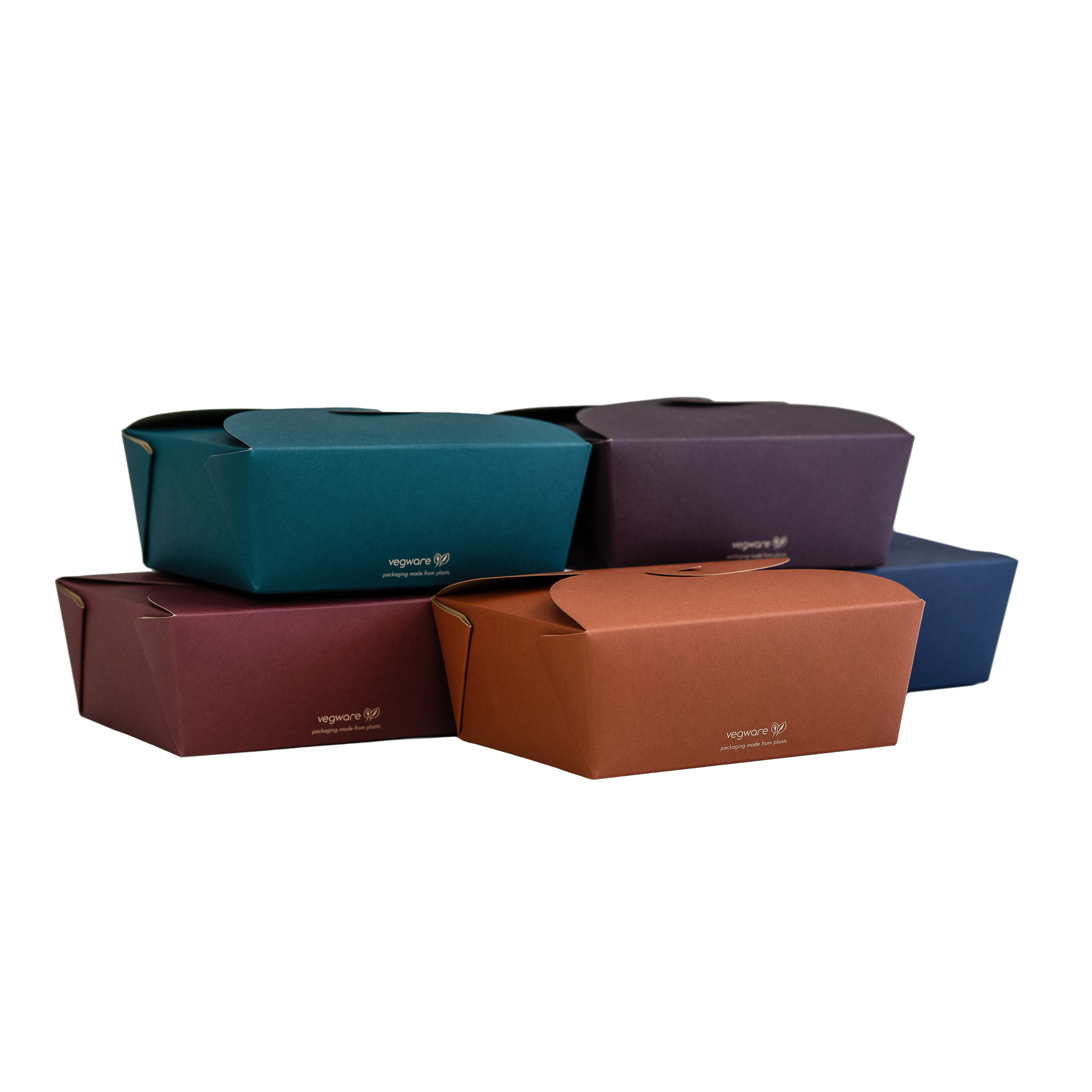 VEGWARE | FEEL COSY ASSORTED RECYCLABLE FOOD CARTONS X 300 