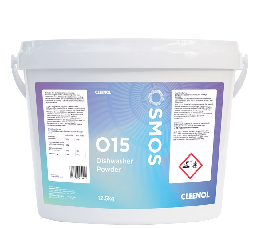 CLEENOL | OSMOS DISHWASHER POWDER X 12.5KG | OSM-DPOW-12.5