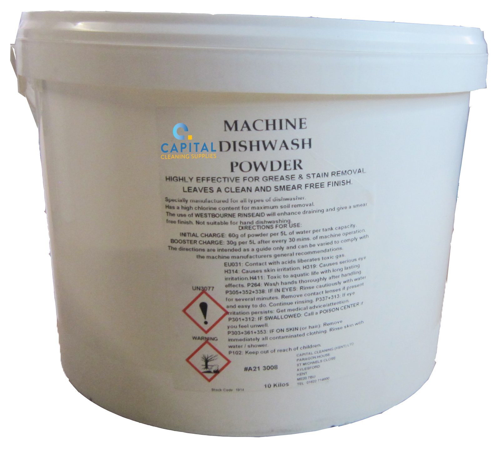 CAPITAL | MACHINE DISHWASHING POWDER 10KG