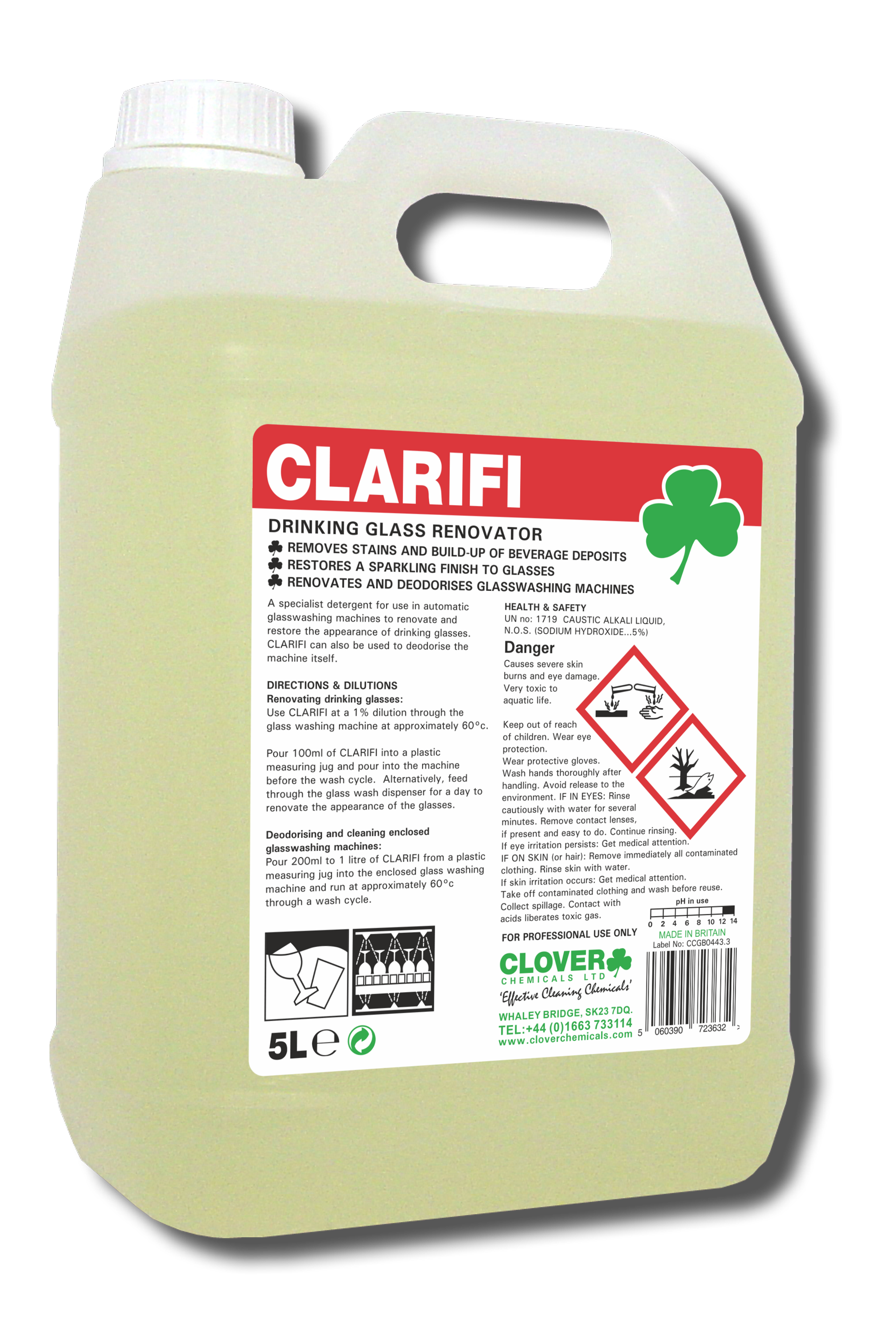 CLOVER (CHRISTEYNS) | 369 CLARIFI X 5 LTR | 369