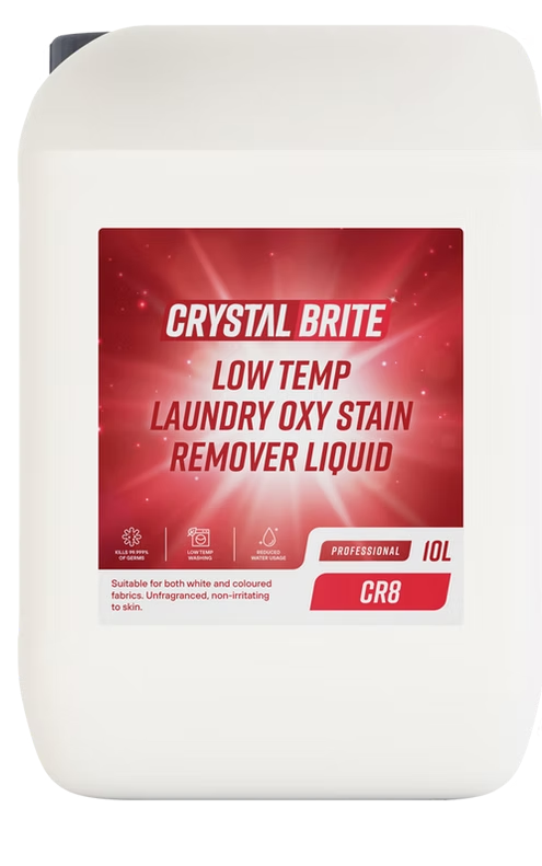 CLEENOL | CRYSTALBRITE LAUNDRY LOW TEMP OXY STAIN REMOVER X 10 LTR | CRLTD/10