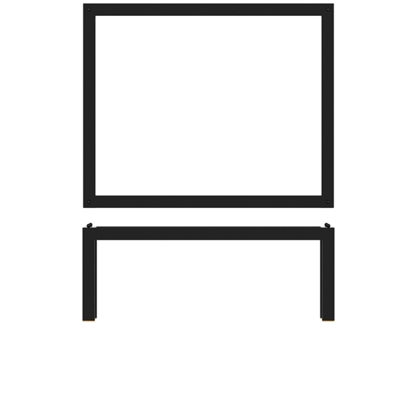 GENWARE | BLACK LUXOR METAL GN 1/2 RISER 32.5 X 26.5 X 12CM | LX121602