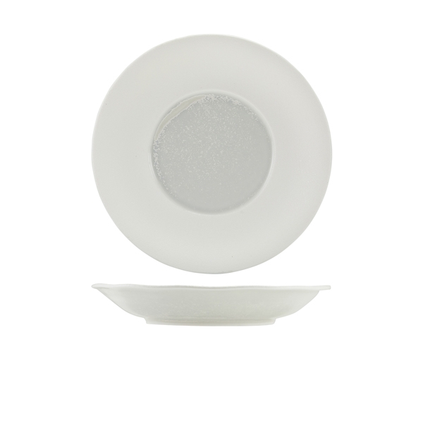 GENWARE | INCISE PORCELAIN LUSTRE DEEP WINGED PLATE 26CM X 6 | WDP-PLS26