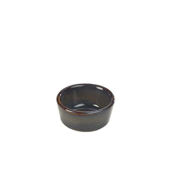 GENWARE | RUSTIC STONEWARE BLUE RAMEKIN 4.5CL X 12 | RAM-BL15