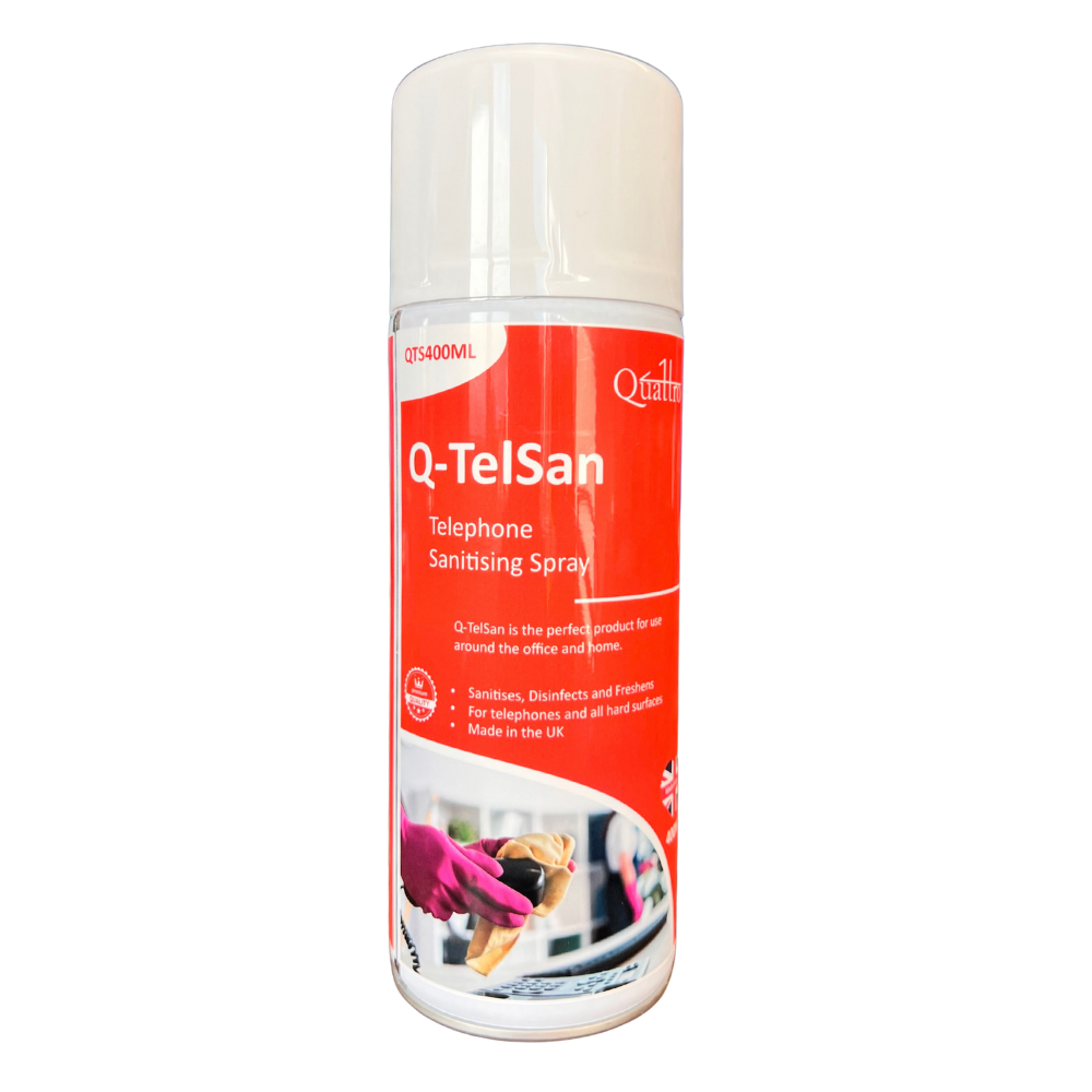 QUATTRO |  Q-TELSAN TELEPHONE SANITISER X 400ML | QUATTS400