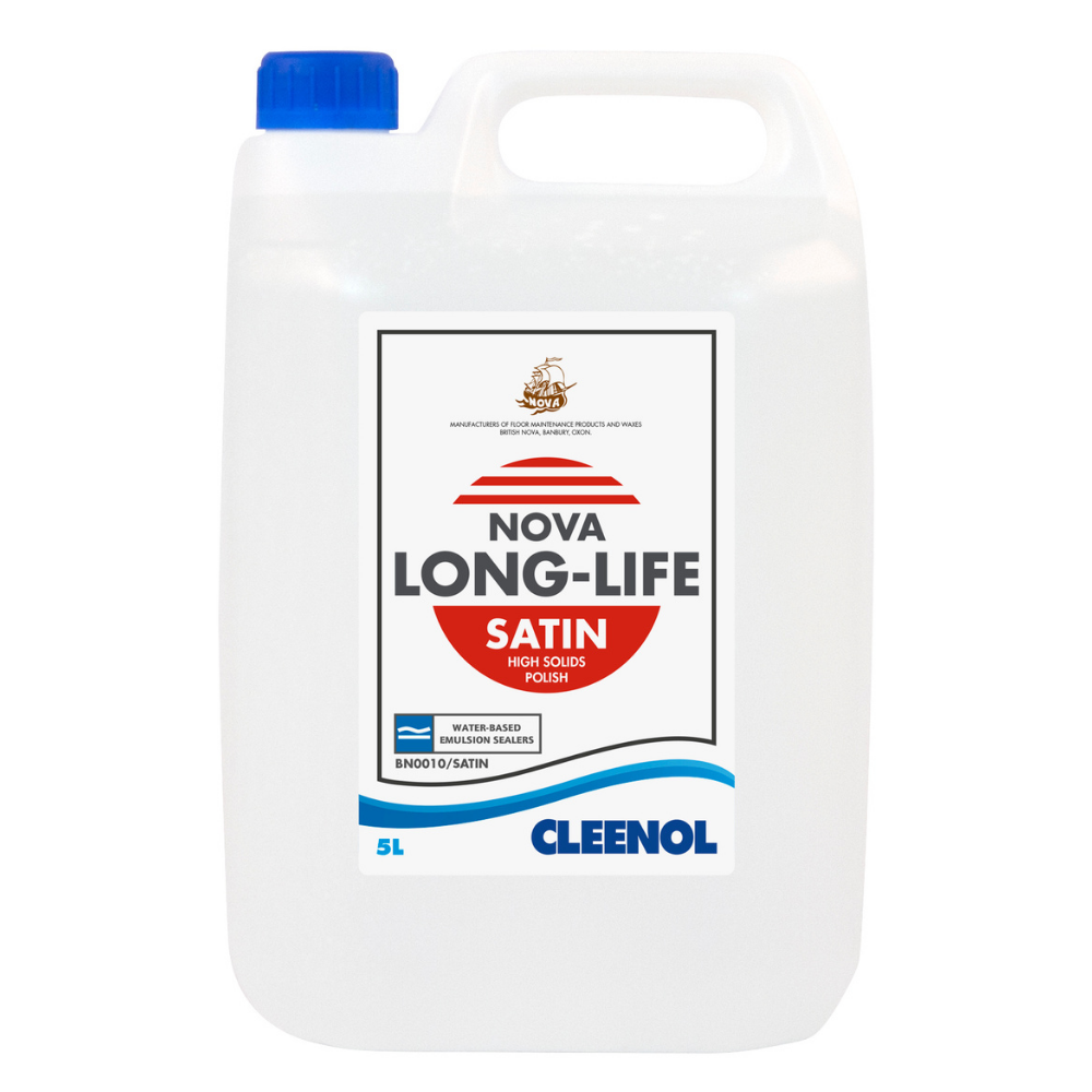 CLEENOL | NOVA LONG LIFE SATIN FLOOR FRESSING X 5 LTR | BN0010/SATIN | 2361