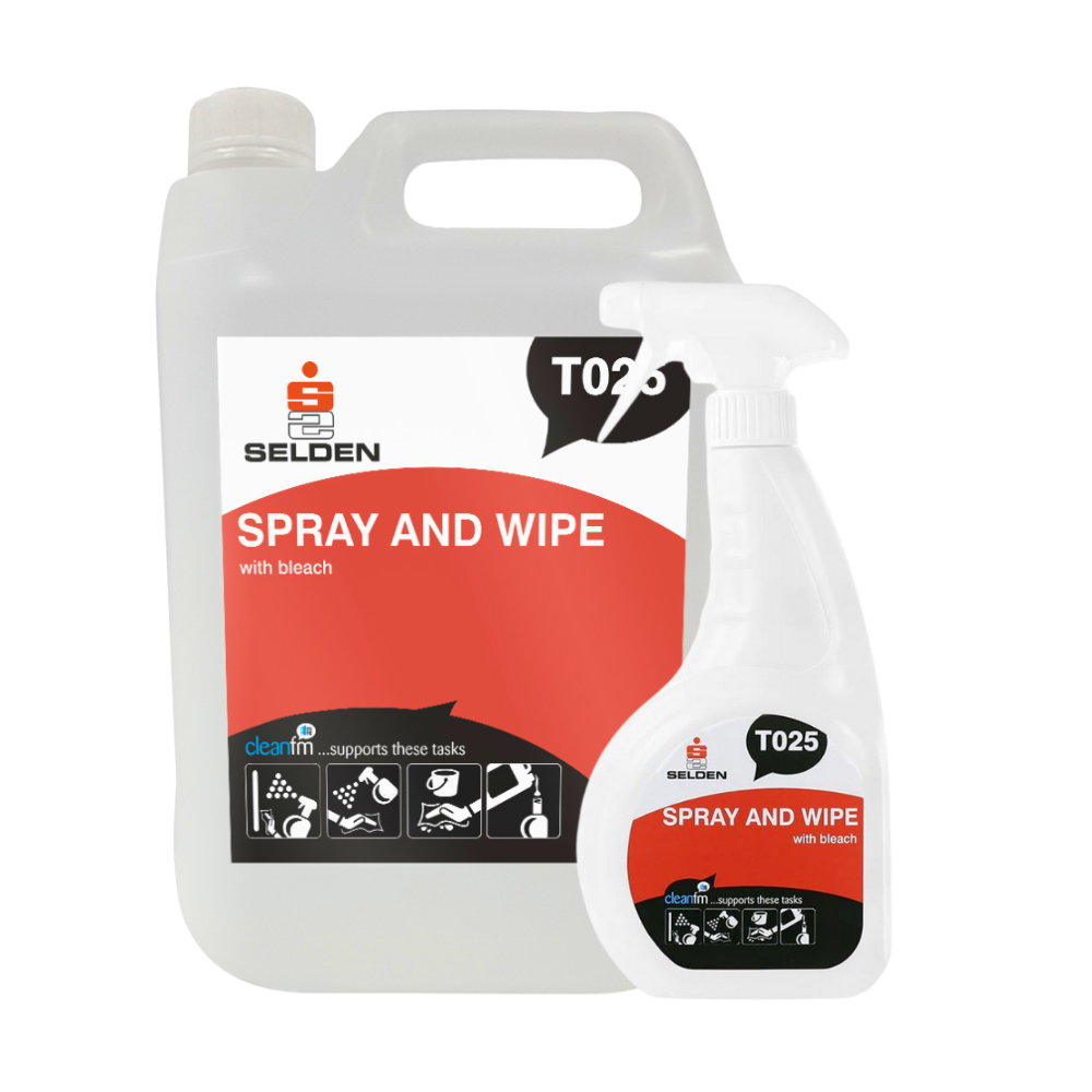 SELDEN | SPRAY & WIPE WITH BLEACH