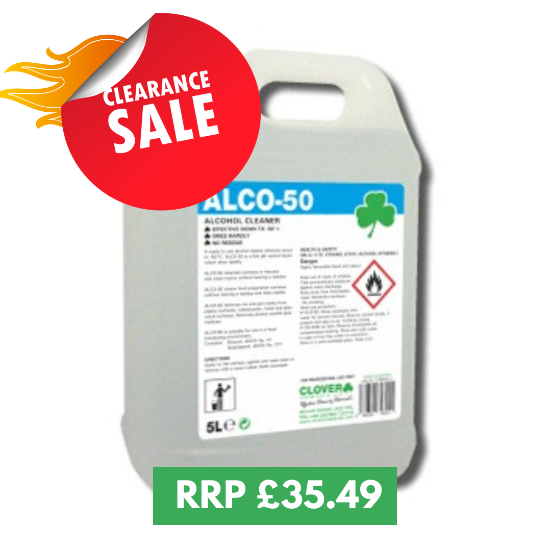CLOVER (CHRISTEYNS) | ALCO-50 ALCOHOL CLEANER X 5 LTR | 293