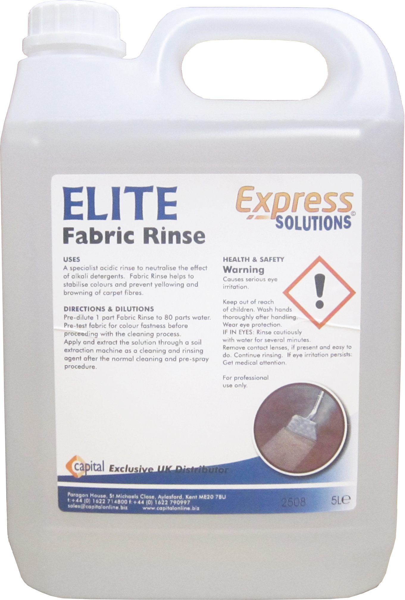 ELITE |  FABRIC RINSE X 5 LTR