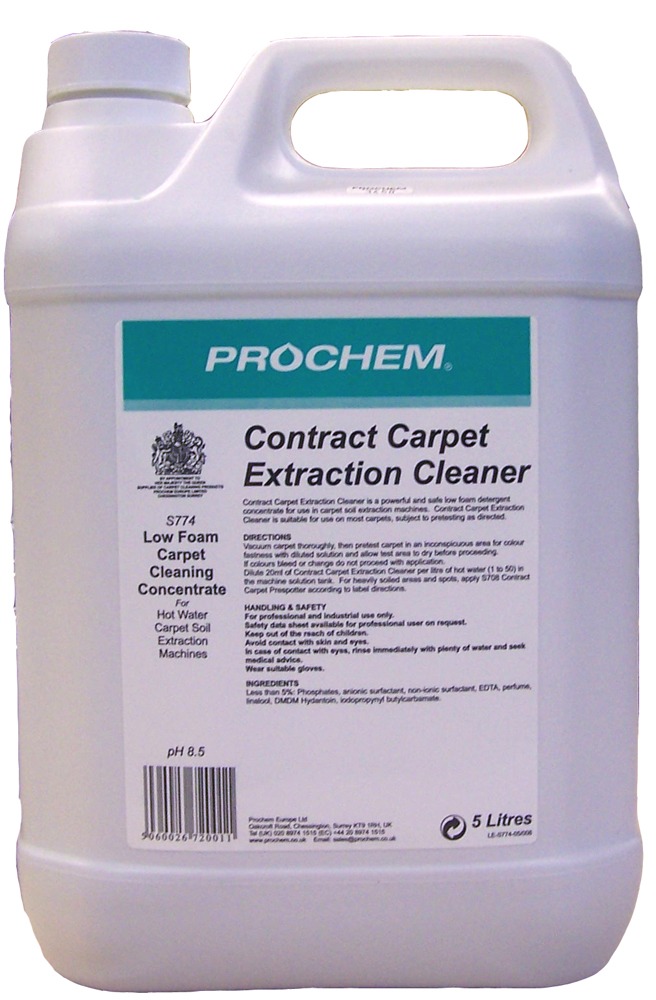 PROCHEM | CONTRACT CARPET EXTRACTION CLEANER X 5LTR | S774-05