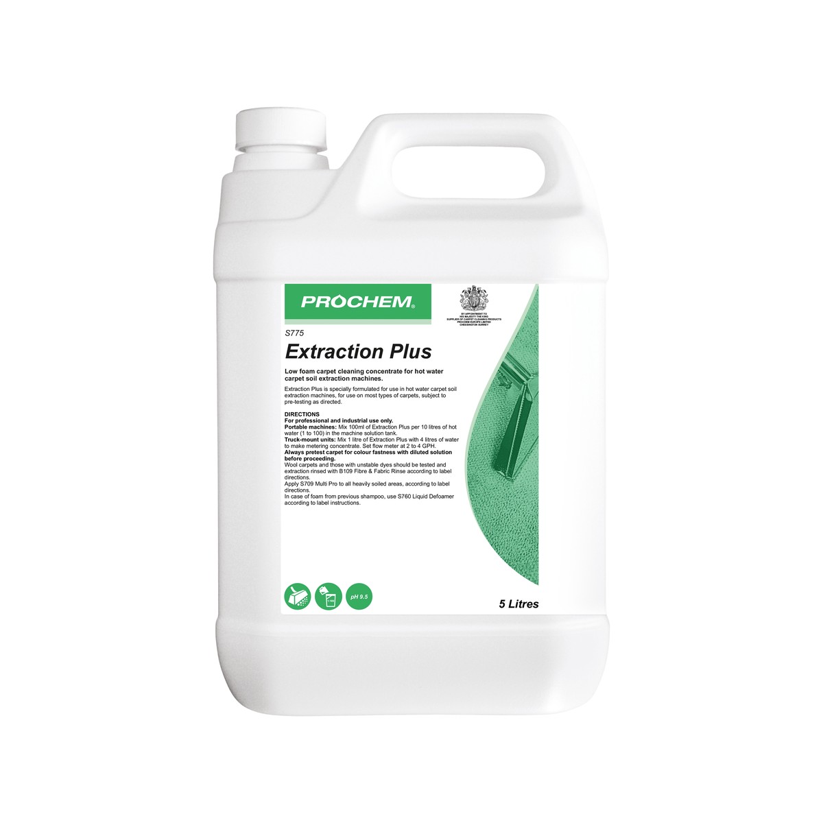 PROCHEM | EXTRACTION PLUS LIQUID DETERGENT X 5 LTR | S775-05 | 2513