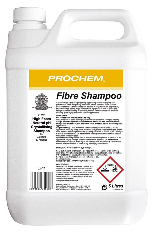 PROCHEM | FIBRE SHAMPOO X 5 LTR | B105