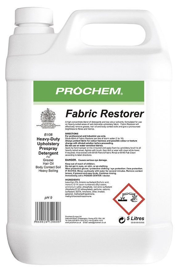 PROCHEM | FABRIC RESTORER X 5 LTR | B108-05