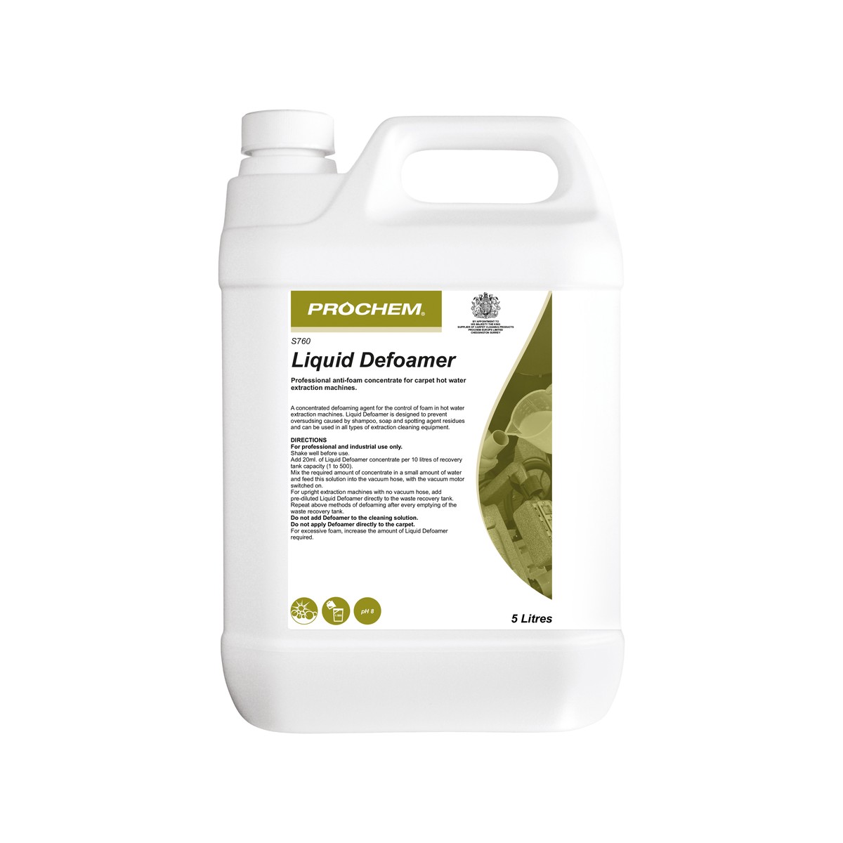 PROCHEM | LIQUID DEFOAMER X 5 LTR  | S760 | 2583