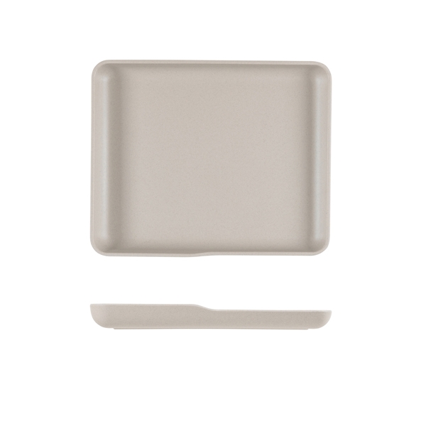 GENWARE | SAND BROWN CPH M/MINE GN 1/2 PLATTER 32.5 X 26.5 X 3.5CM | CP120346
