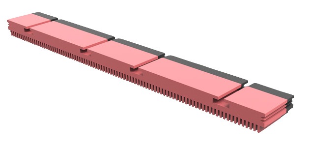 ESCATEQ | TREAD TEQ V PATTERN ESCALATOR CLEANING PAD 80CM | V-0800-32