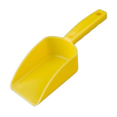 HILL BRUSH | PLASTIC SCOOP 100MM YELLOW | SCOOP1