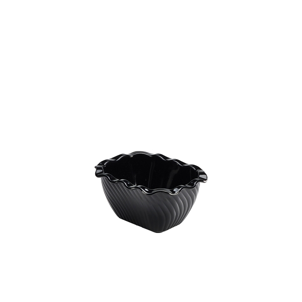 GENWARE |  BLACK CROCK 2.5 LB (1.1KG) TULIP 158 X 127 89 MM | 6968-03