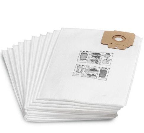 KARCHER |  CV30, CV38 AND CV48 FLEECE FILTER BAGS X 10  | 6.904-305.0
