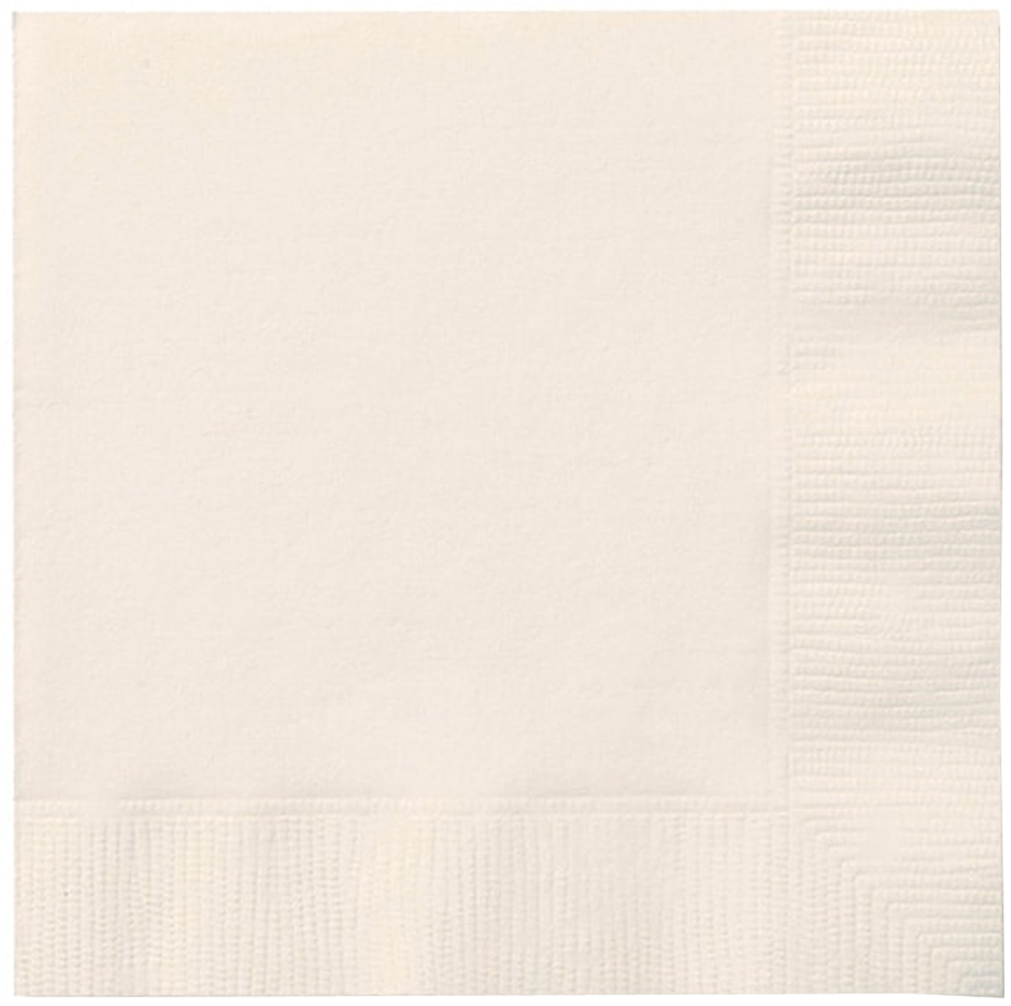 POPPIES EUROPE | 4 FOLD BUTTERMILK COCKTAIL NAPKIN 2 PLY 24CM X 2000