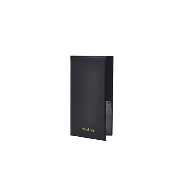 GENWARE | BILL PRESENTER 23 X 13CM BLACK | MC-BRBP-BL