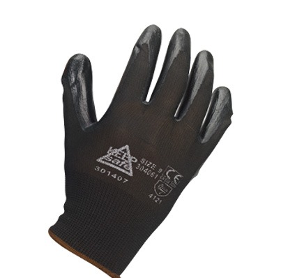 KEEPSAFE | NITRILE COATED KNITTED GLOVES