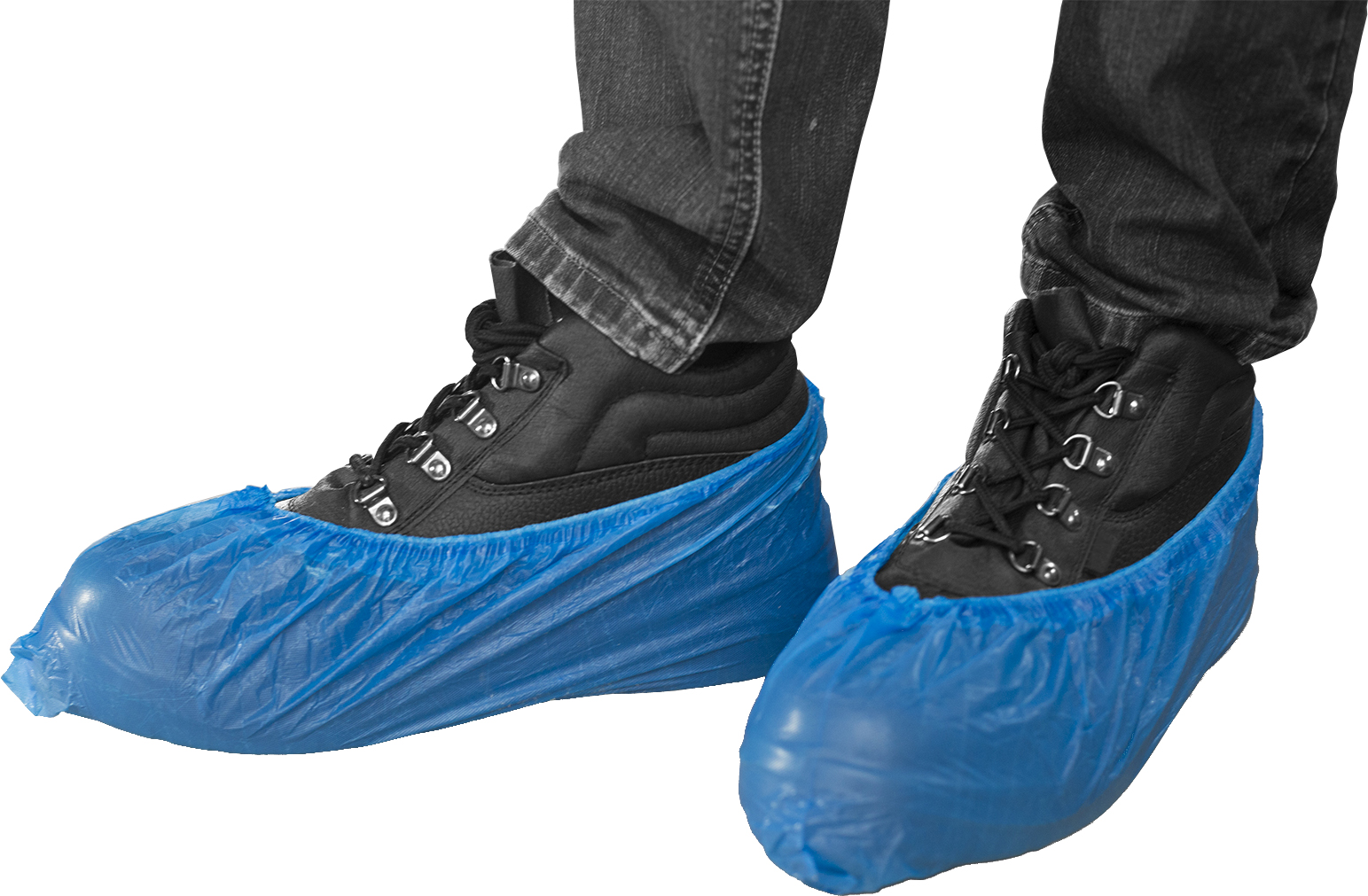 POLYCO HEALTHLINE (HPC) | DISPOSABLE OVERSHOES BLUE X 100 | DF01