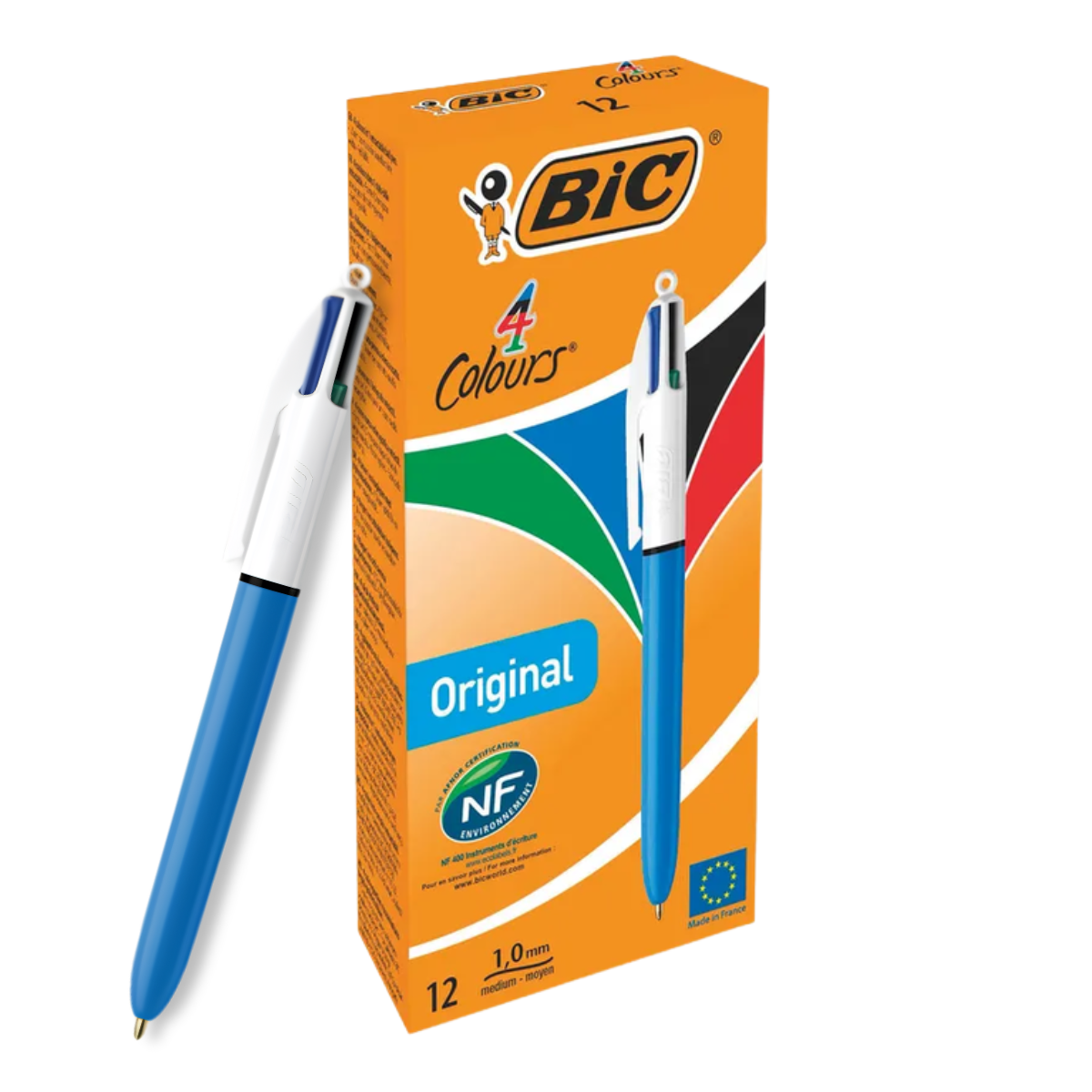 VOW | 4-COLOUR RETRACTABLE BALLPOINT PEN X 12 | BC24623 | 9449