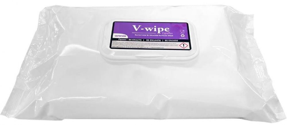 CAPITAL | V-WIPE SANISAFE 4C ANTIVIRAL WIPES X 100