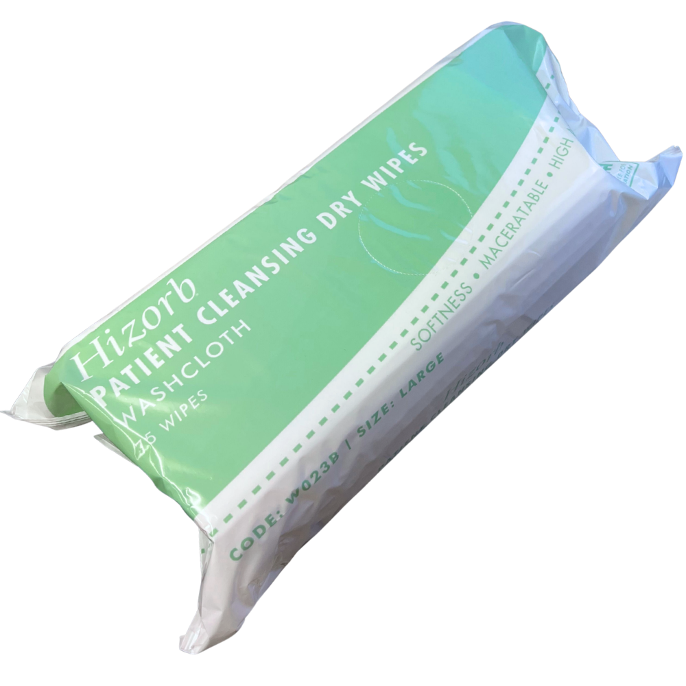 HIZORB | AIRLAID DRY WIPES X 100 | W023B