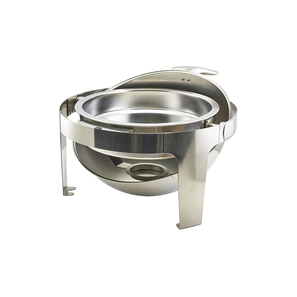 GENWARE |  ROUND DELUXE ROLL TOP CHAFER 6 LTR | R901