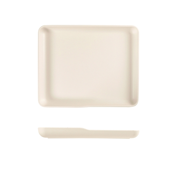 GENWARE | WHITE CPH M/MINE GN 1/2 PLATTER 32.5 X 26.5 X 3.5CM | CP120345