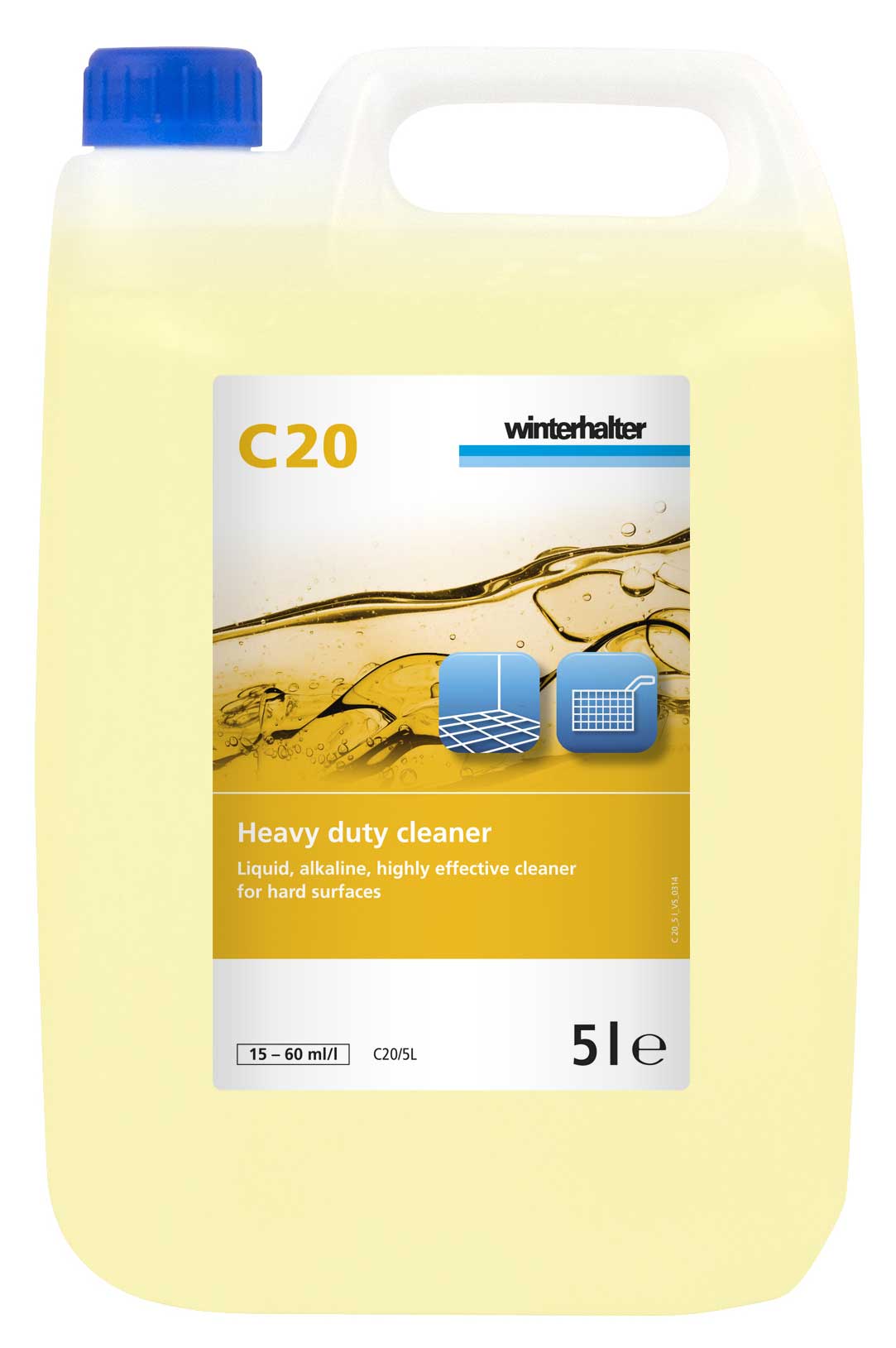 WINTERHALTER |  HEAVY DUTY CLEANER X 5 LTR | C20