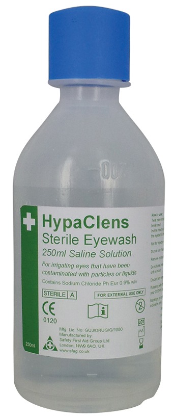 SAFETY FIRST AID | HYPACLENS STERILE EYE WASH X 250ML | E403