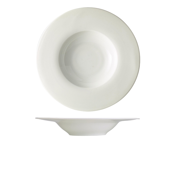 GENWARE | PORCELAIN WIDE RIM PASTA PLATE 30CM X 6 | 178230
