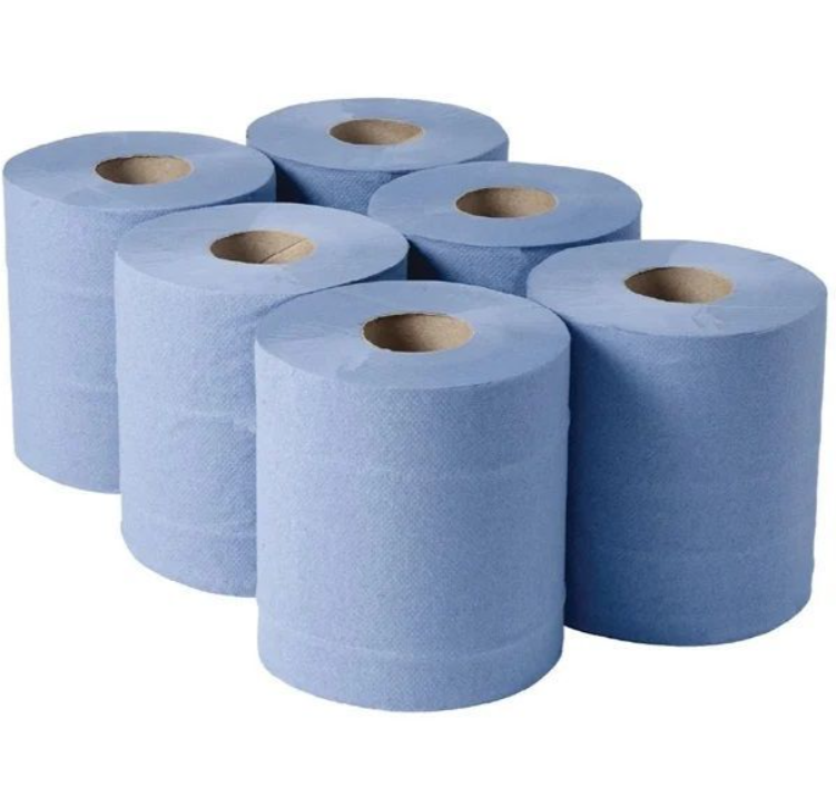 LUCART | 6 X 300M 1PLY BLUE C-FEED | CBL300S