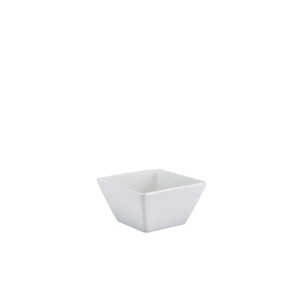 GENWARE |  PORCELAIN SQUARE BOWL 10.5CM/4" X 6 | 357011