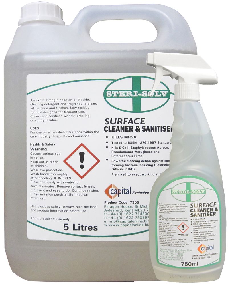 STERI-SOLV | SURFACE CLEANER & SANITISER