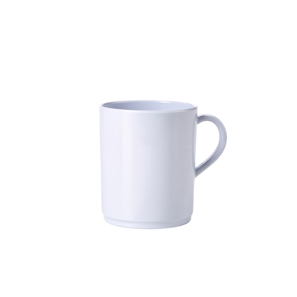 GENWARE | MELAMINE WHITE MUG 28CL X 6 | MEL10MUG