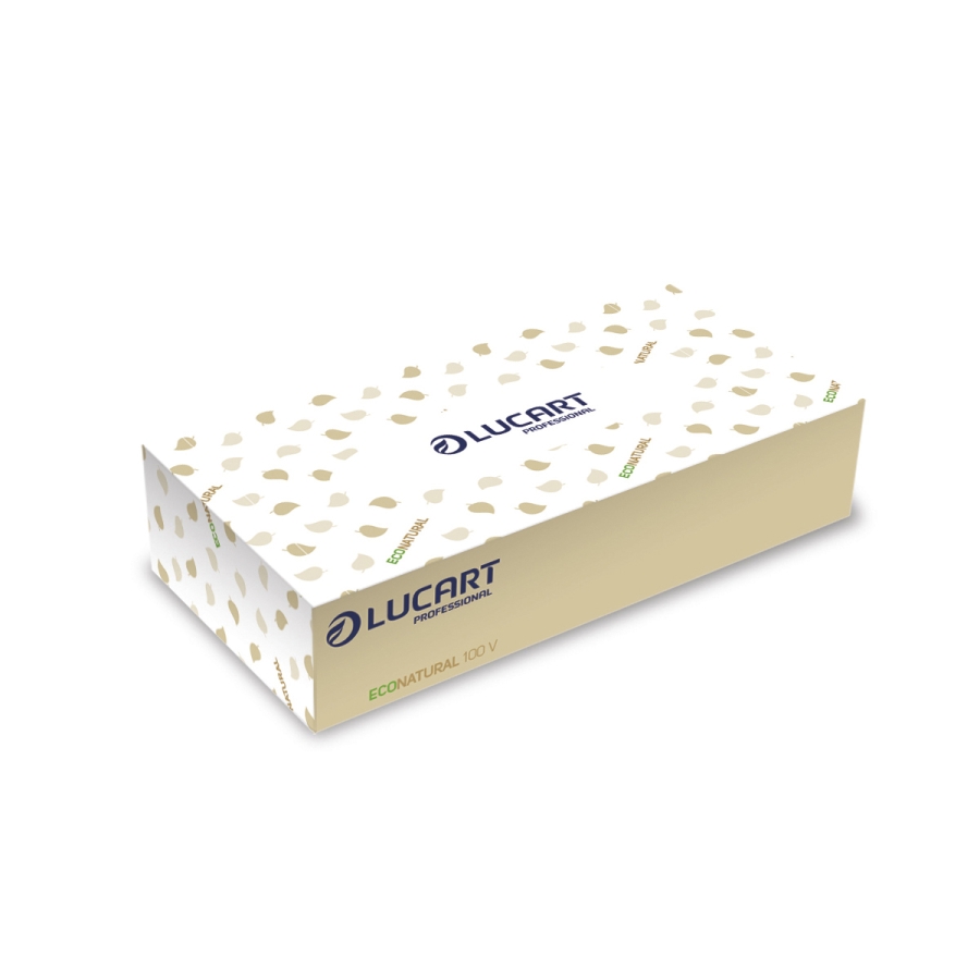 LUCART | ECONATURAL 2PLY FACIAL TISSUE 40 X 100SH | 841073