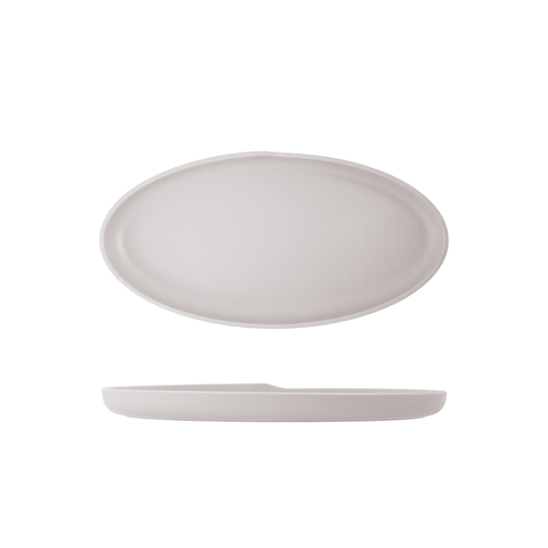 GENWARE | WHITE COPENHAGEN OVAL MELAMINE DISH 40 X 20CM | CP402545