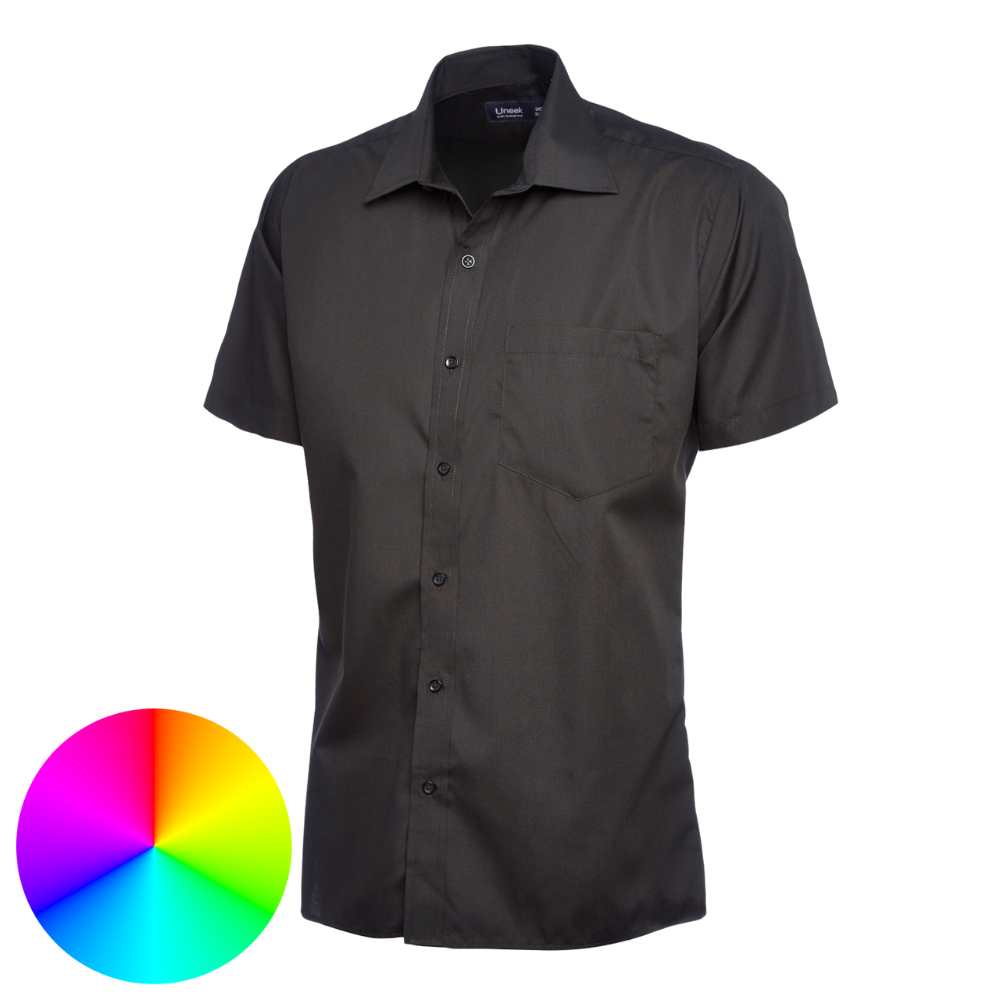 UNEEK MENS POPLIN HALF SLEEVE SHIRT