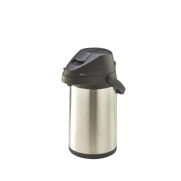 GENWARE |  STAINLESS STEEL LEVER VACUUM PUMP POT 3.5 LTR | L7351